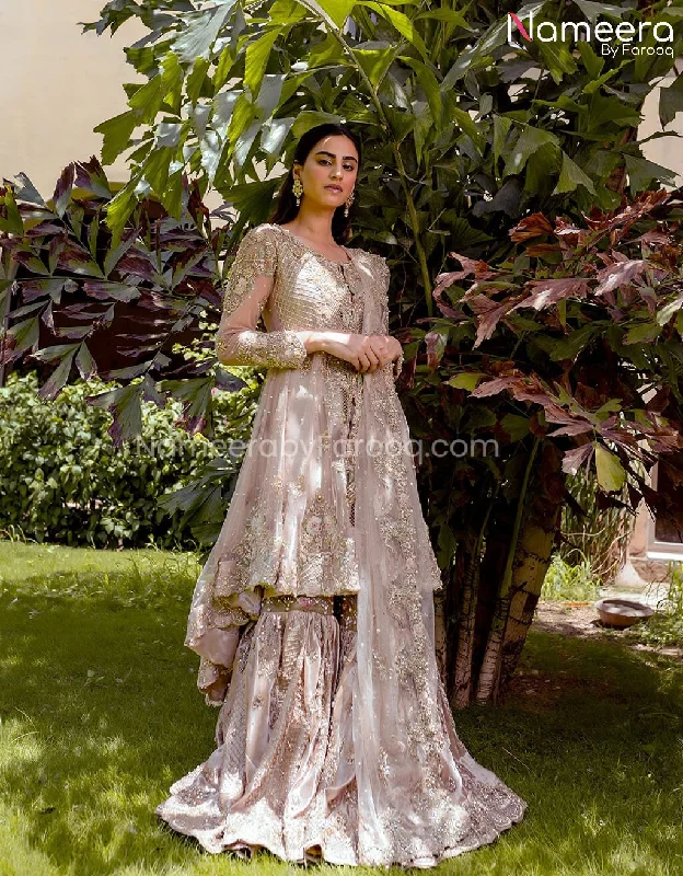 Pakistani Bridal Wedding Gharara Dress Online #BB259