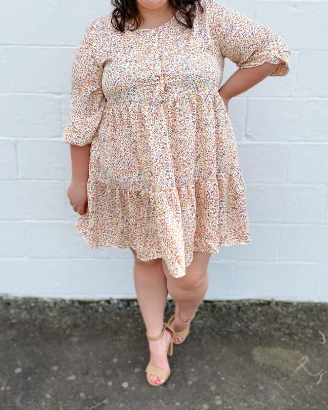 Clara Dress In Ditsy Print | Ditsy Print