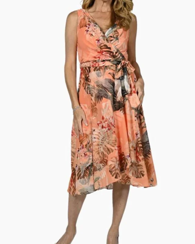 Dream Dress In Tangerine/Khaki | Tangerine/Khaki