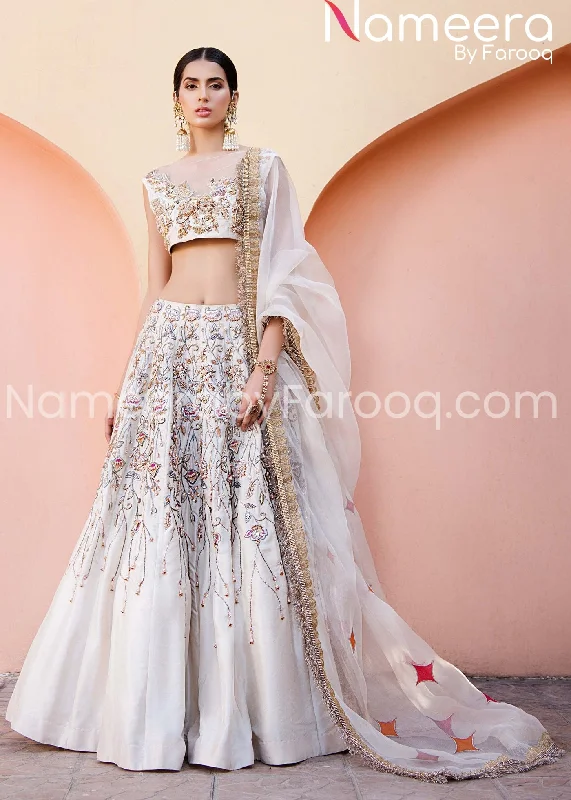 Pakistani Bridal Kundan Work Lehenga Choli Dress #BN201