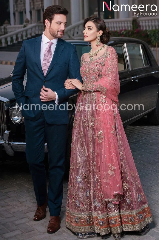 Pakistani Lehenga Embroidery Work Bridal Dress #BN191