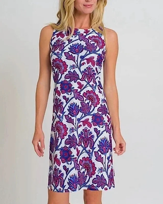 Beth Dress In Floral Americana Multi | Floral Americana Multi