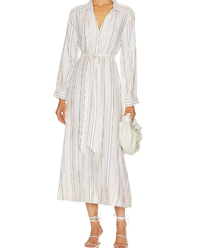 Dree Striped Dress In Lecco Stripe | Lecco Stripe