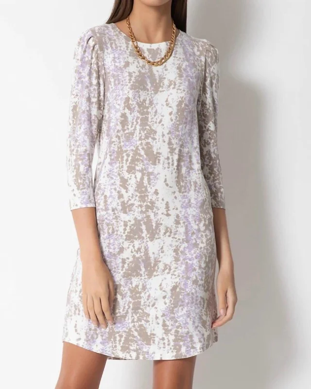 Swirl Tie Dye Shannon Dress in Mushroom Tie Dye | Mushroom Tie Dye
