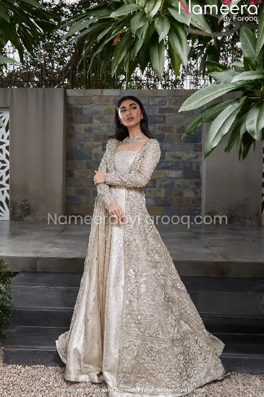 Gown Choli Designer Bridal Dresses in Pakistan #BN142