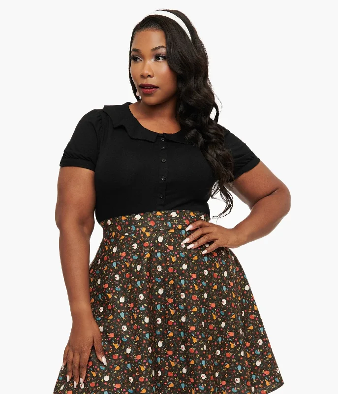 Plus Size Bat Collar Blouse Chic Sleeveless Blouse