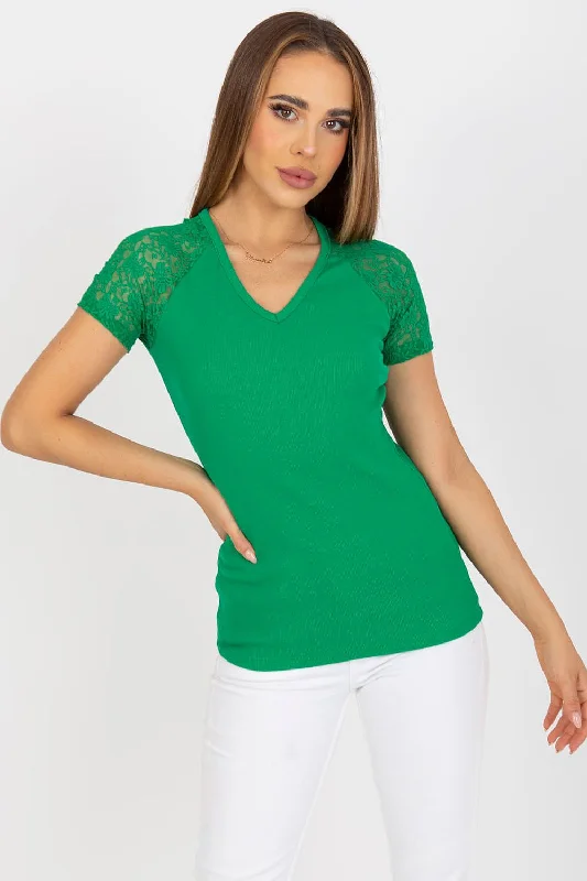 Blouse Rue Paris Short Sleeve Blouse