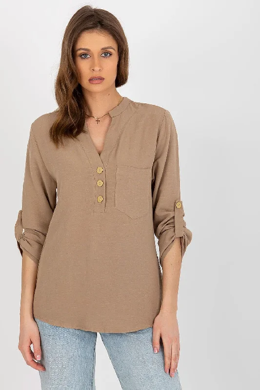 Blouse Rue Paris Balloon Sleeve Blouse