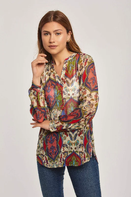 Blouse Lightweight Floral Blouse