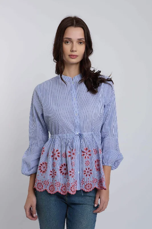 Blouse Feminine Tie Blouse