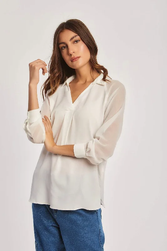 Blouse Stylish Wrap Blouse