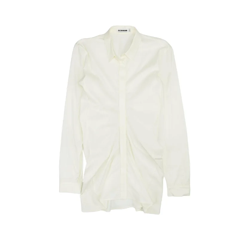 Jil Sander Blouse - Women's 36 Silky Draped Blouse