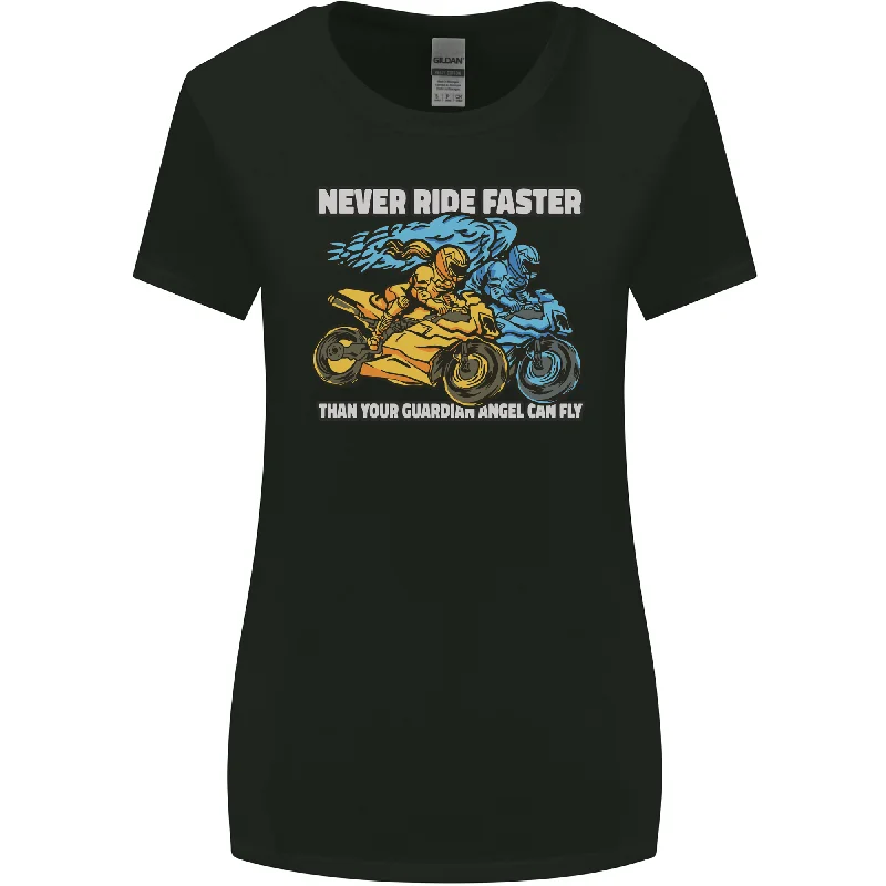 Bike Safety Motorbike Biker Motorcycle Womens Wider Cut T-Shirt Casual Formal Business Bike Safety Motorbike Biker Motorcycle Womens Wider Cut T-Shirt Casual Formal Business