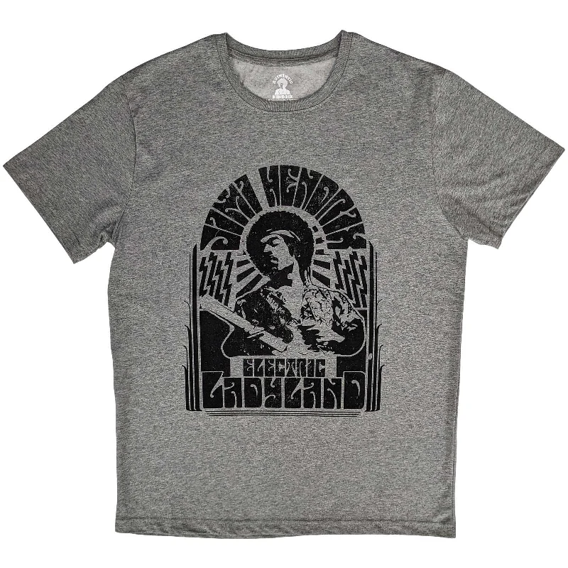Jimi Hendrix | Official Band T-Shirt | Electric Ladyland Mono Hooded Caped Shawl Collar