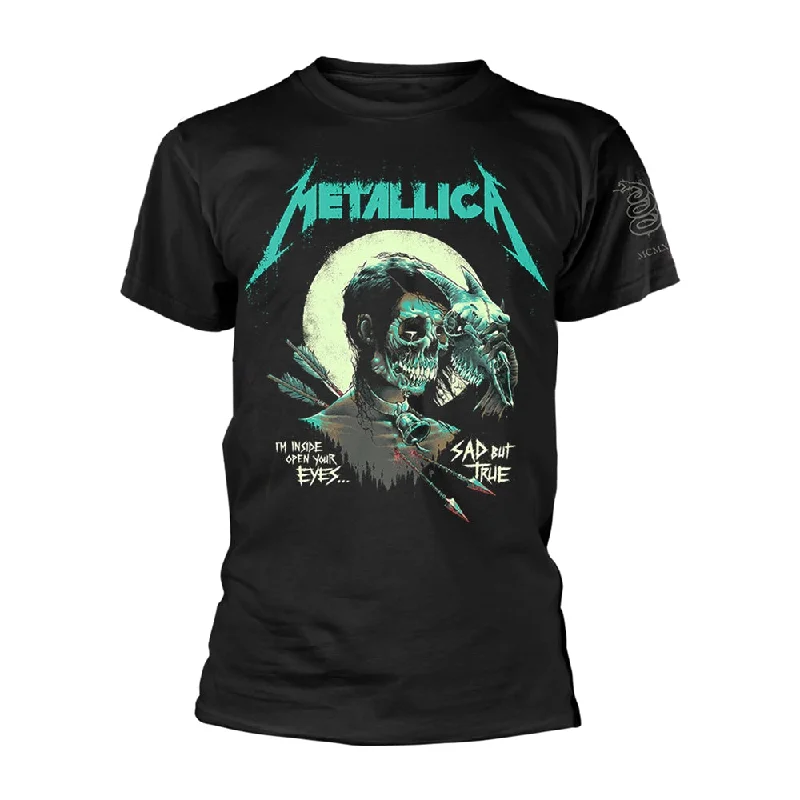 Metallica | Official Band T-shirt | SBT Poster Boxy Fit Fitted Loose