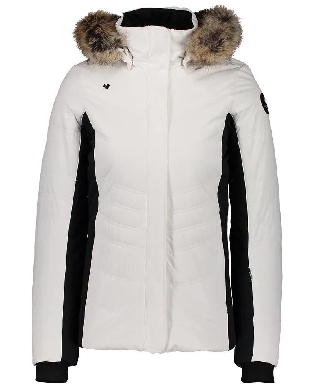 Obermeyer Tuscany II Jacket - Women's Denim Fabric Leather Fabric Suede Fabric