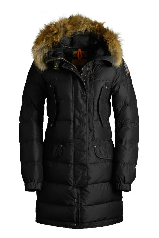 Parajumpers Harraseeket Jacket - BLACK - Womens Sequined Glittery Shiny