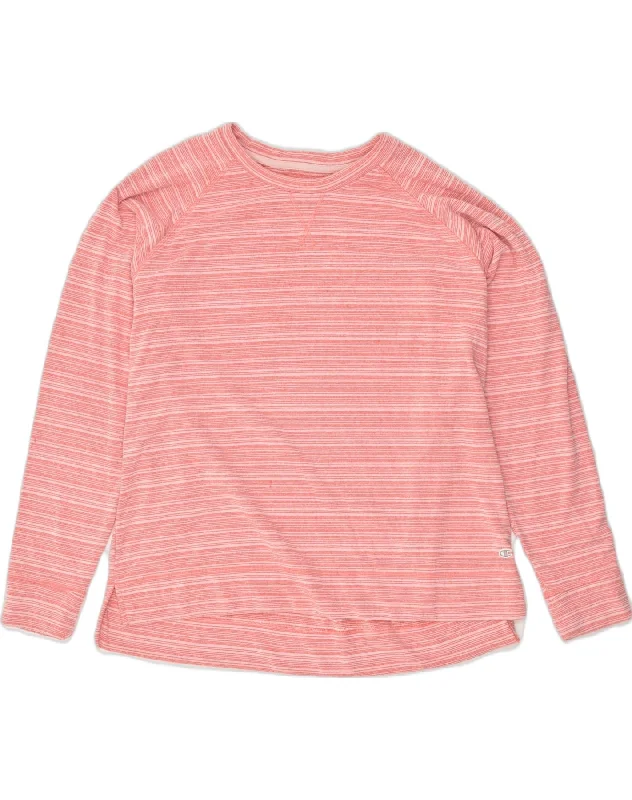 CHAMPION Womens Tall Fleece Jumper UK 20 2XL Pink Pinstripe Cotton Plaid Sweater Polka Dot Checkered CHAMPION Womens Tall Fleece Jumper UK 20 2XL Pink Pinstripe Cotton Plaid Sweater Polka Dot Checkered
