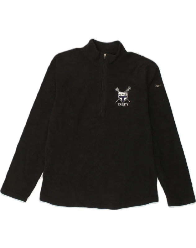 L.L.BEAN Womens Loose Fit Zip Neck Fleece Jumper UK 10 Small Black Satin Fabric Silk Fabric Chiffon Fabric L.L.BEAN Womens Loose Fit Zip Neck Fleece Jumper UK 10 Small Black Satin Fabric Silk Fabric Chiffon Fabric