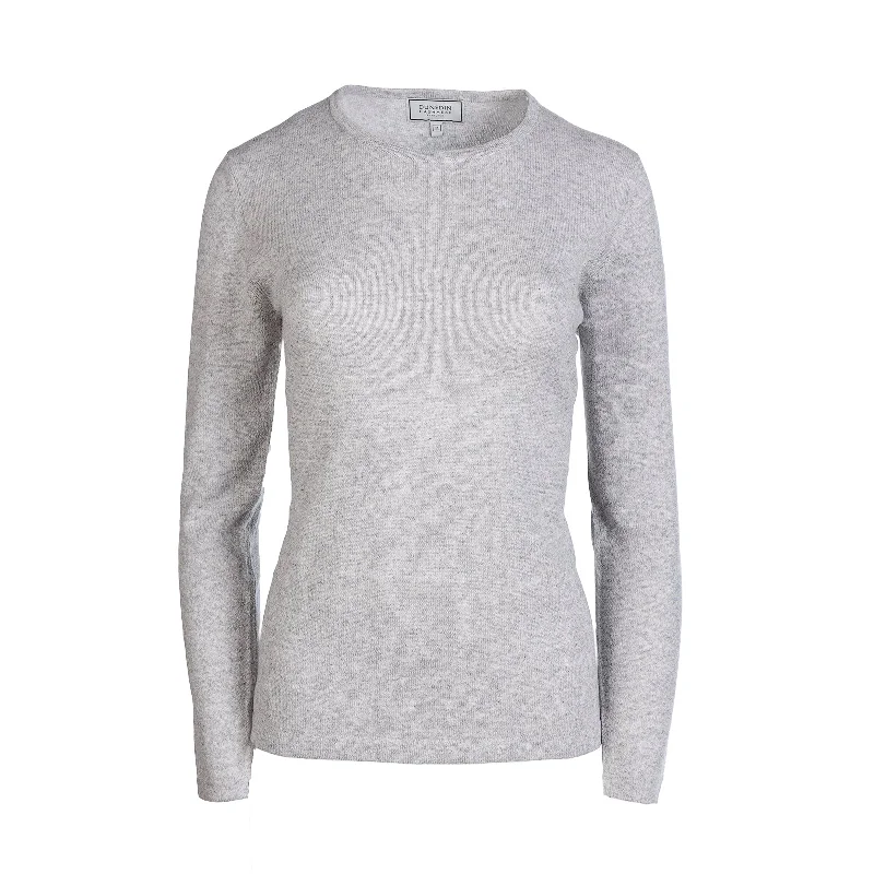 100% Cashmere Ladies Crew Neck Jumper Silver Clay Cotton Fabric Linen Fabric Terry Fabric 100% Cashmere Ladies Crew Neck Jumper Silver Clay Cotton Fabric Linen Fabric Terry Fabric