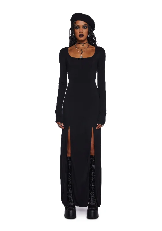 Invoke The Spirits Bodycon Maxi Dress Trendy Maxi Dress with Straps