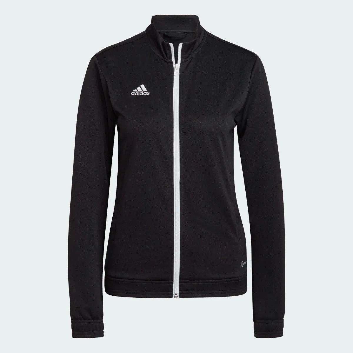 adidas Entrada 22 Women's Track Jacket - Black Cotton Fabric Linen Fabric Terry Fabric adidas Entrada 22 Women's Track Jacket - Black Cotton Fabric Linen Fabric Terry Fabric