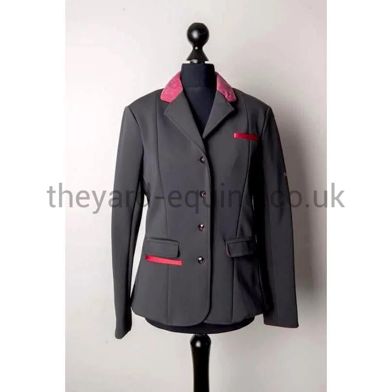 DESERATA COMPETITION JACKET - BUTTON STYLE GREY & PINK Trench Coat Raincoat Waterproof Jacket DESERATA COMPETITION JACKET - BUTTON STYLE GREY & PINK Trench Coat Raincoat Waterproof Jacket