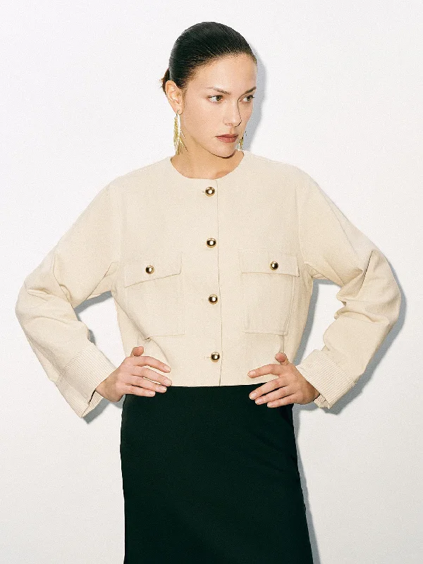 Flap Pocket Denim Jackets Oversized Jacket Tailored Jacket Straight Jacket