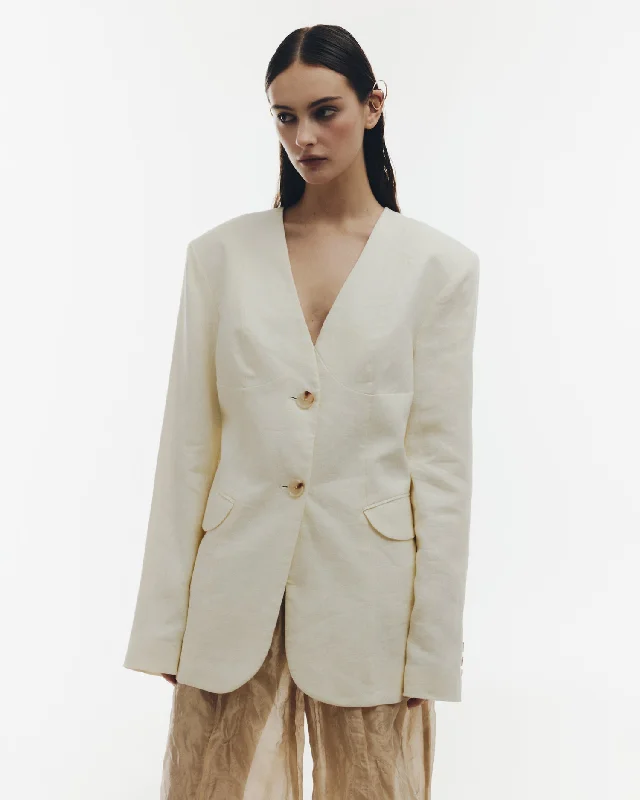 Hanami linen jacket Herringbone Jacket Checkered Jacket Solid Jacket