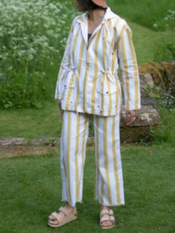 Nelson Utility Stripes Jacket Yellow Faux Fur Fabric Real Fur Fabric Shearling Fabric Nelson Utility Stripes Jacket Yellow Faux Fur Fabric Real Fur Fabric Shearling Fabric