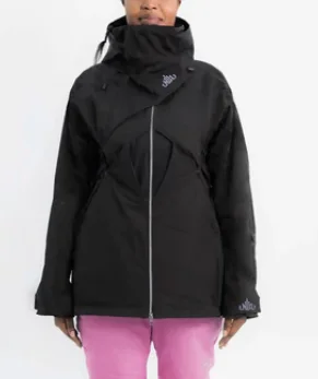 NOBODYS PRINCESS - ANNA SNOW JACKET - Black Fitted Jacket Loose Jacket Oversized Jacket NOBODYS PRINCESS - ANNA SNOW JACKET - Black Fitted Jacket Loose Jacket Oversized Jacket