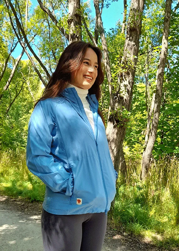 Womens High Coast Lite Jacket - River Blue Front Pockets Side Pockets Patch Pockets