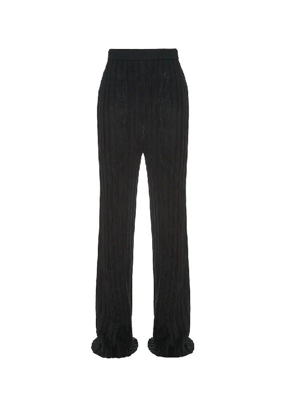 KNITTED PANTS Modern Stretch Trousers