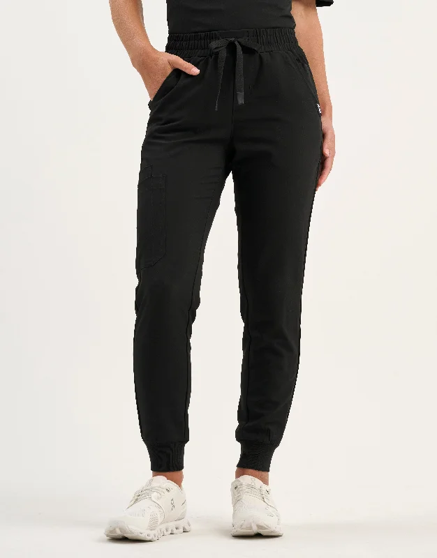Aspire Jogger Scrub Pants - Black Formal Dress Pants