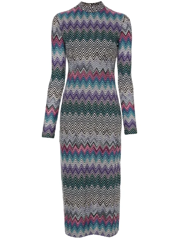 Missoni Women's Dresses Clear Blue