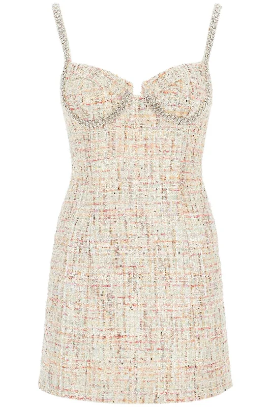 Self Portrait Women's 'Tweed Sheath Dress With Crystal