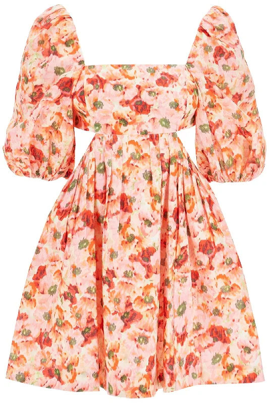 Zimmermann Women's Short Linen Lightburst Dress For Women