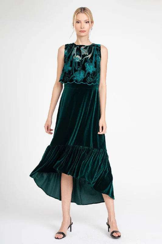 Brie Dress – Teal Petal