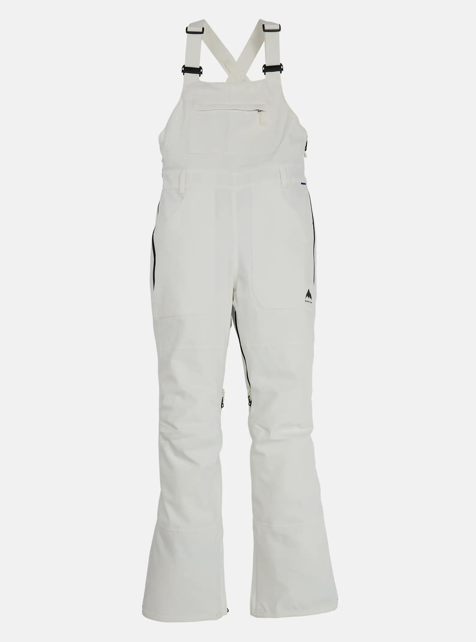 Burton Avalon Bib Pants Womens 2025 Stout White Casual Skinny Fit Pants