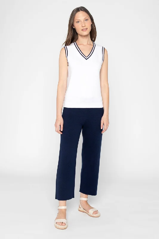 CROP DOUBLE KNIT PANT Trendy Printed Leggings