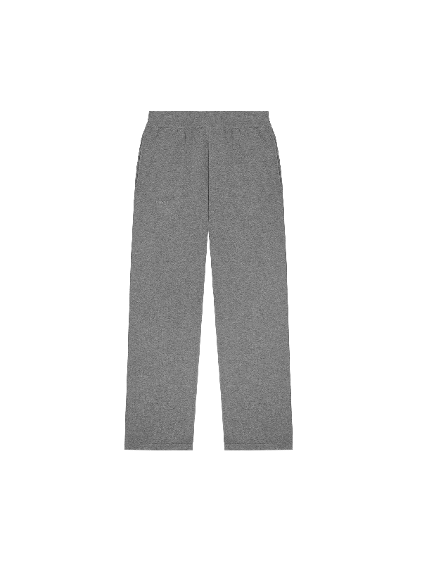 Womens DNA Knitted Straight Leg Track Pants—grey marl Fashionable Work Pants