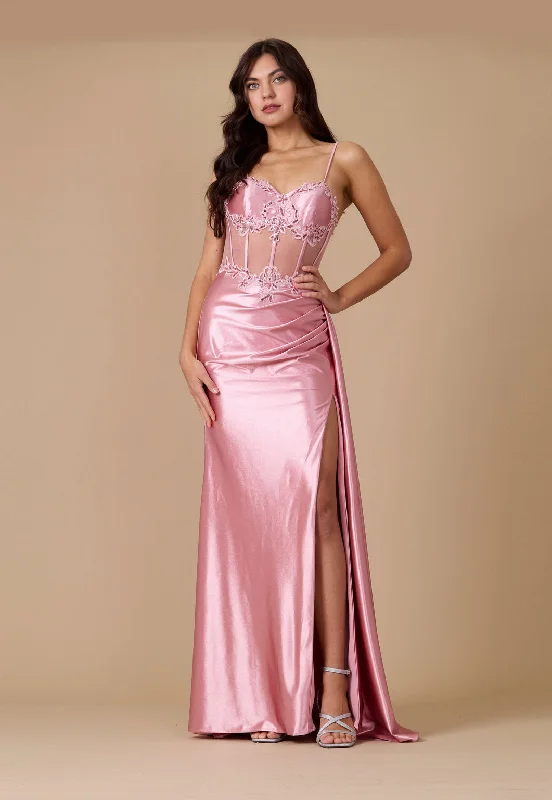 Dylan & Davids Long Corset Sexy Prom Dress