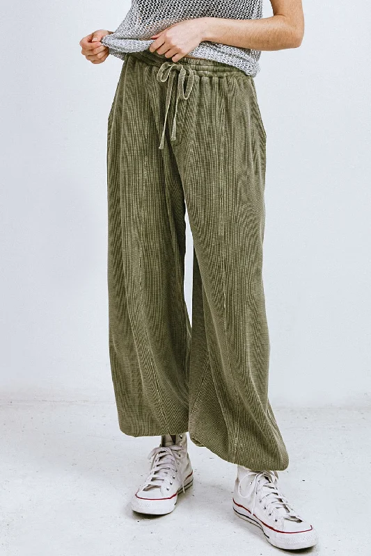 A CHILL MOMENT JOGGER PANTS Stylish Paperbag Waist Pants