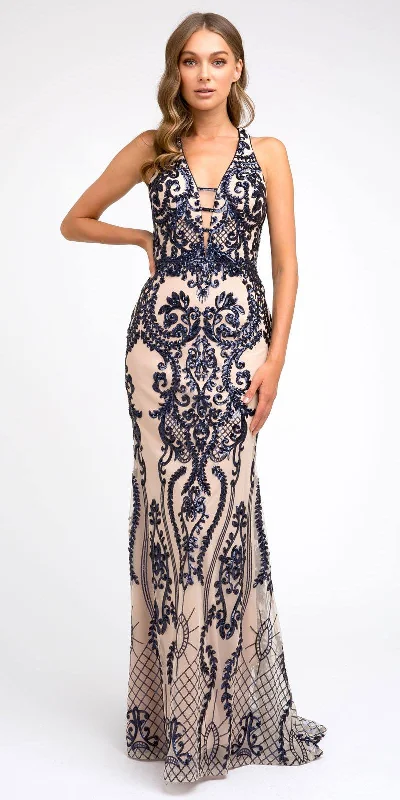 Nude / Navy