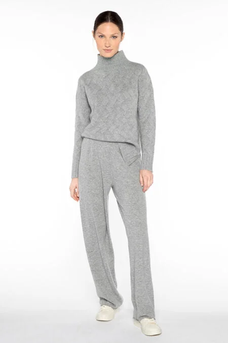 Kinross Cashmere Pant Elegant High-Waist Pants