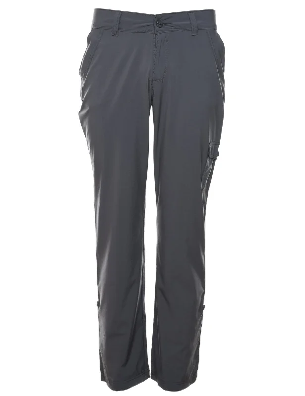 Lee Grey Track Pants - W32 L31 Casual Plaid Pants