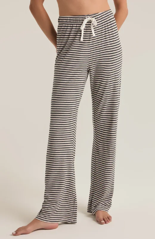 Z Supply - Lounger Stripe Modal Rib Pant Soft Cotton Pants