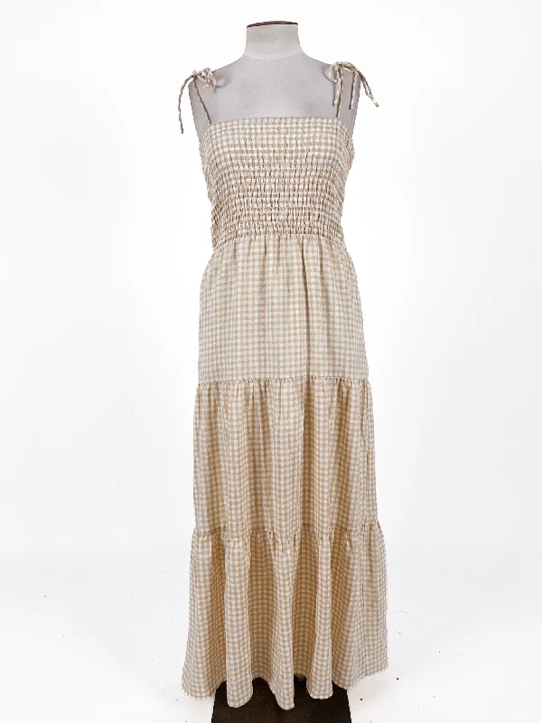 Mink Pink | Beige Casual Dress | Size L