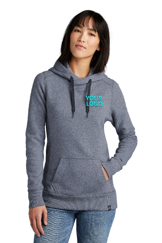 New Era Ladies French Terry Custom Hoodies, True Navy Twist Hoodie with Drop Shoulder Relaxed Streetwear New Era Ladies French Terry Custom Hoodies, True Navy Twist Hoodie with Drop Shoulder Relaxed Streetwear