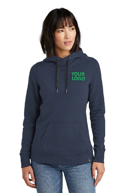 New Era Ladies French Terry Custom Hoodies, True Navy Hoodie with Slim Fit Tailored Modern New Era Ladies French Terry Custom Hoodies, True Navy Hoodie with Slim Fit Tailored Modern